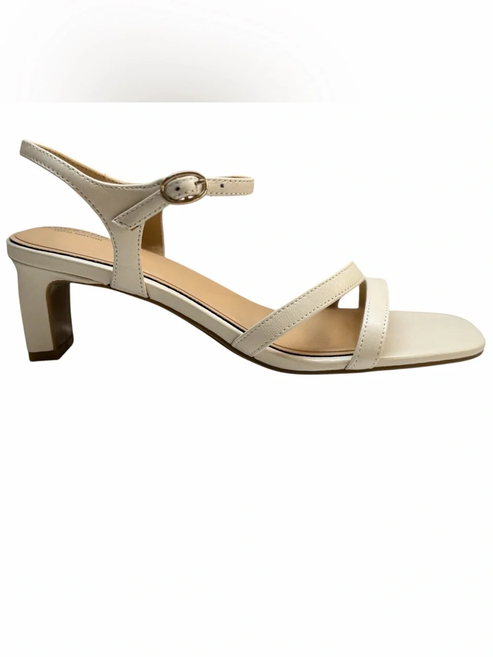 Rockport Total Motion RWTEDDY White Leather Strappy Sandals Size 8 NWOT